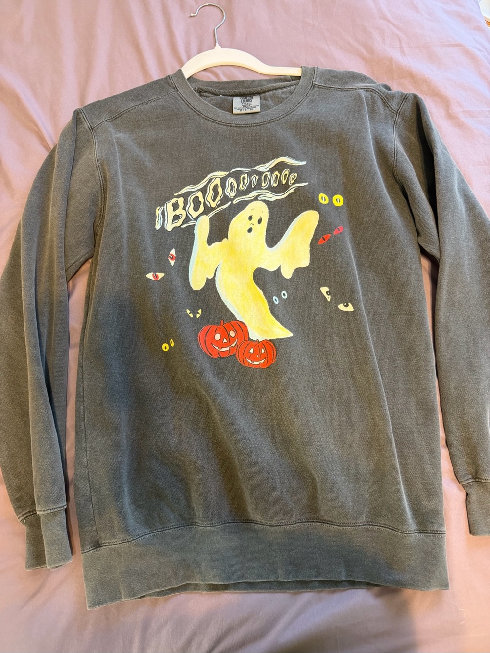Shop Kristen Jones Halloween Boo Crewneck